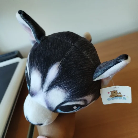 Goffa Cute Husky Dog Plush stuffed animal Soft Toys 7in - Picture 13 of 14